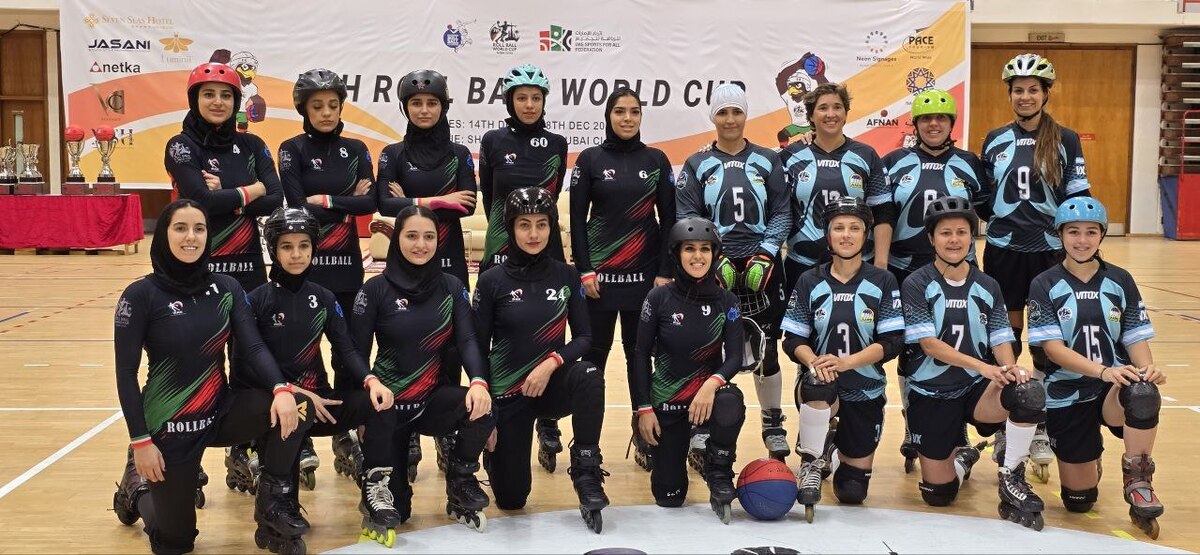 صعود دختران اسکیت رولبال ایران به نیمه نهایی جام جهانی با پیروزی مقابل آرژانتین