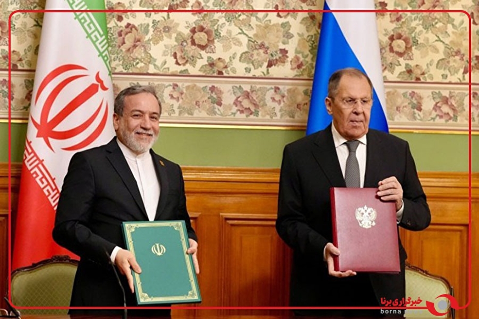 امضای برنامه رایزنی های وزرات خارجه های ایران و روسیه توسط عراقچی و لاوروف