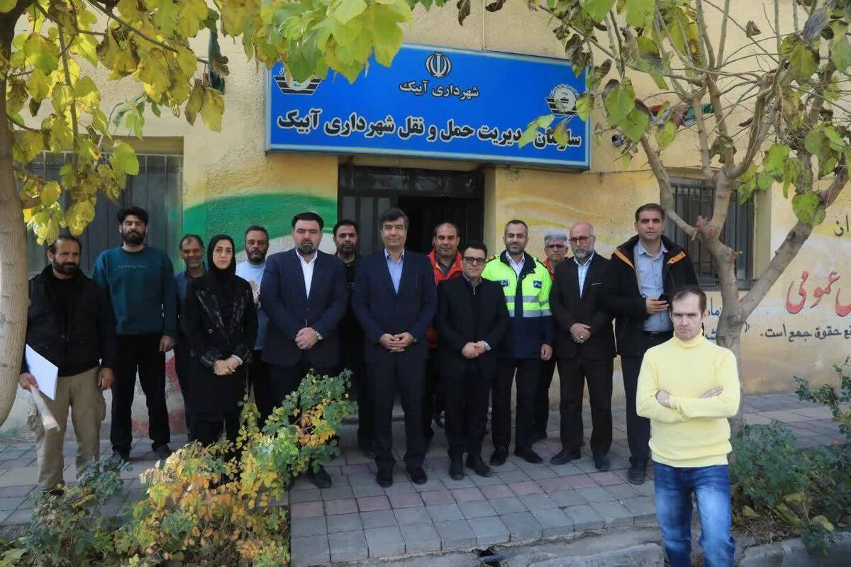 رانندگان و فعالان حمل‌ونقل در آبیک تجلیل شدند