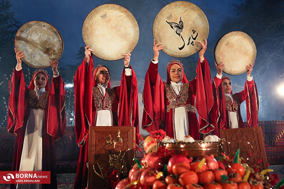 جشنواره نور در یلدای ایرانی - پارک ملت