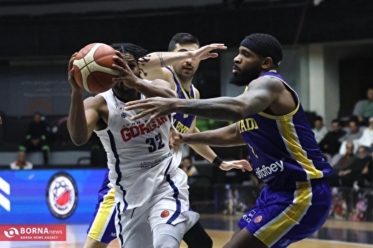 دیدار تیم‌های بسکتبال شهرداری گرگان - الریاضی بیروت