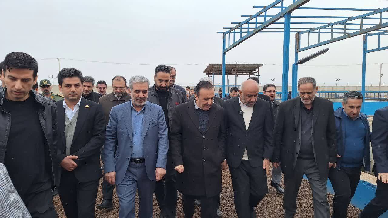 وزیر تعاون تصفیه خانه کارخانه آریان فولاد را افتتاح کرد وزیر تعاون تصفیه خانه کارخانه آریان فولاد را افتتاح کرد