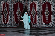 مسیر اختصاصی زیارت دختران تازه مکلف در حرم مطهر امام رضا(ع) + عکس