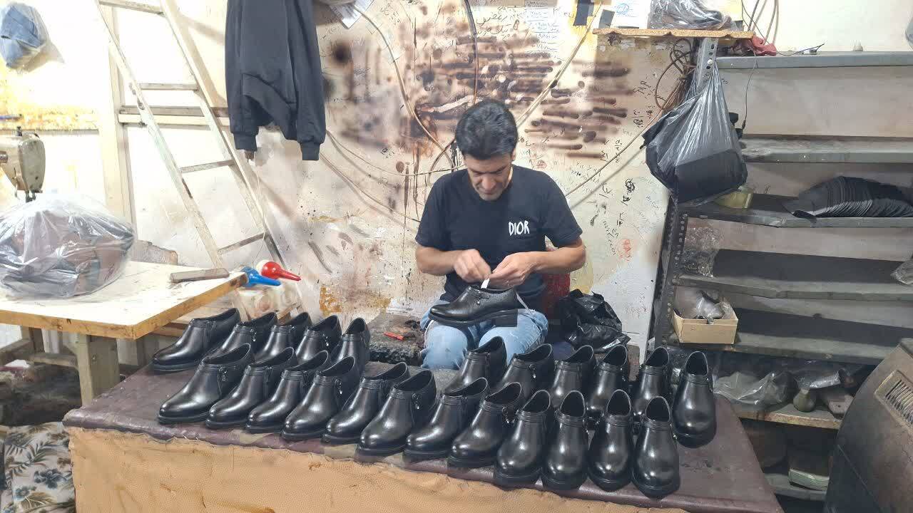 وزیر کار از مجموعه کارگاهی کفش دانسفهان بازدید کرد وزیر کار از مجموعه کارگاهی کفش دانسفهان بازدید کرد