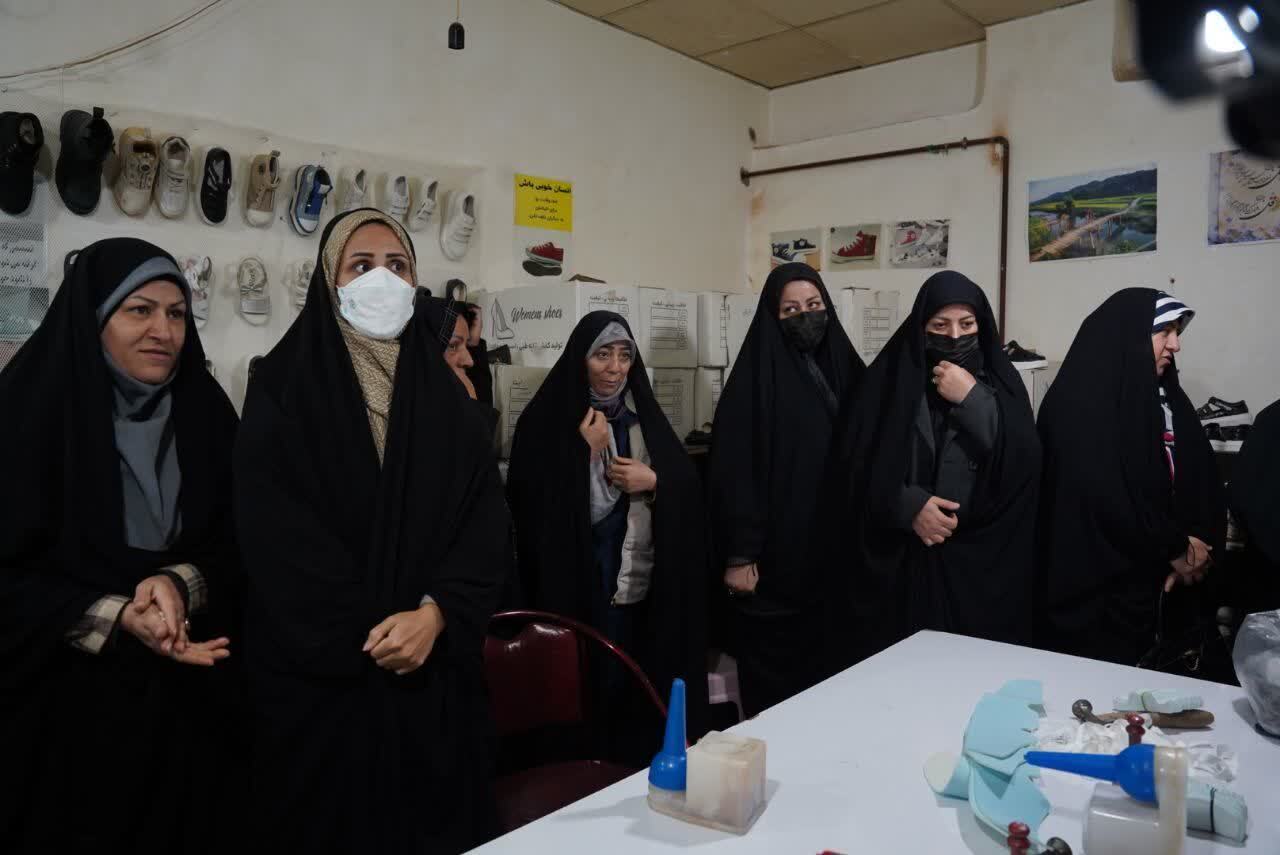 وزیر کار از مجموعه کارگاهی کفش دانسفهان بازدید کرد وزیر کار از مجموعه کارگاهی کفش دانسفهان بازدید کرد