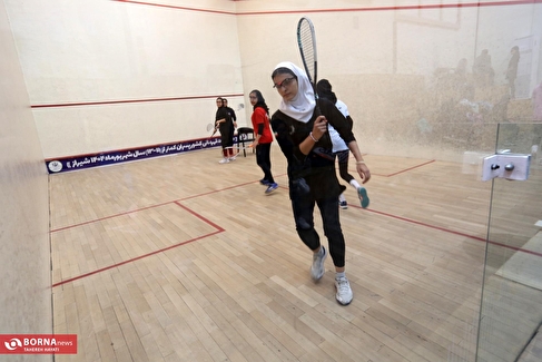 اردوی تیم ملی اسکواش دختران در شیراز