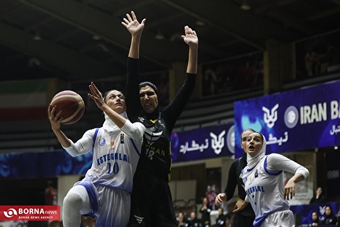 دیدار بسکتبال دختران تیم های استقلال - بهمن