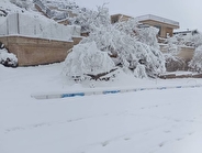 ارتفاع برف در نیسیان اردستان به ۱۹ سانتیمتر رسید