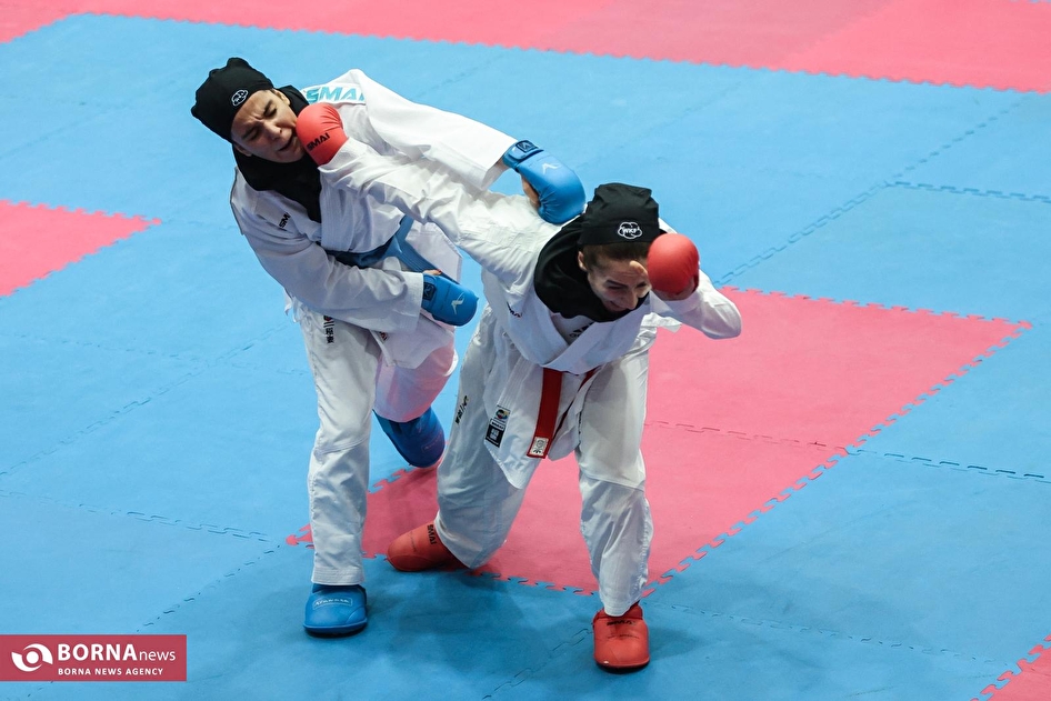 رقابت های کاراته قهرمانی کشور دختران