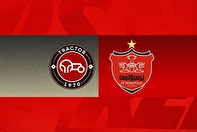 گزارش زنده/ تراکتور یک     پرسپولیس صفر