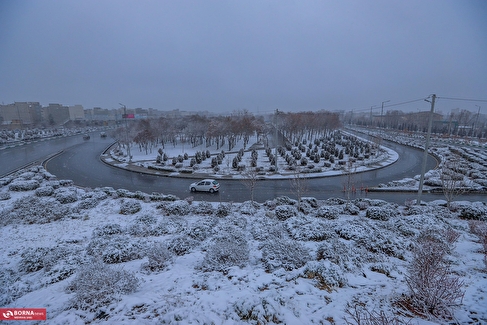 برف پاییزی در اراک