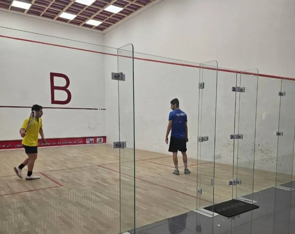 آغاز هفته نخست لیگ برتر اسکواش آقایان؛ پیروزی پالایش نفت آبادان و مناطق نفت‌خیز جنوب