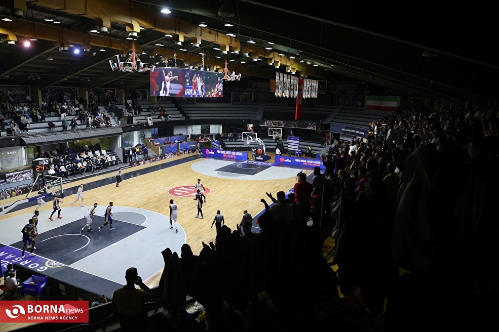 دیدار تیم‌های بسکتبال شهرداری گرگان - الریاضی بیروت