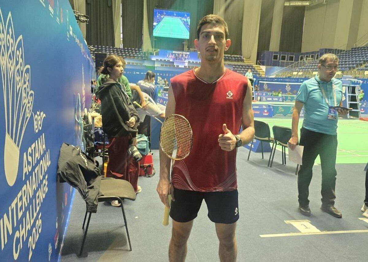 علی حیاتی راهی مرحله یک هشتم چلنج بین‌المللی بدمینتون شد