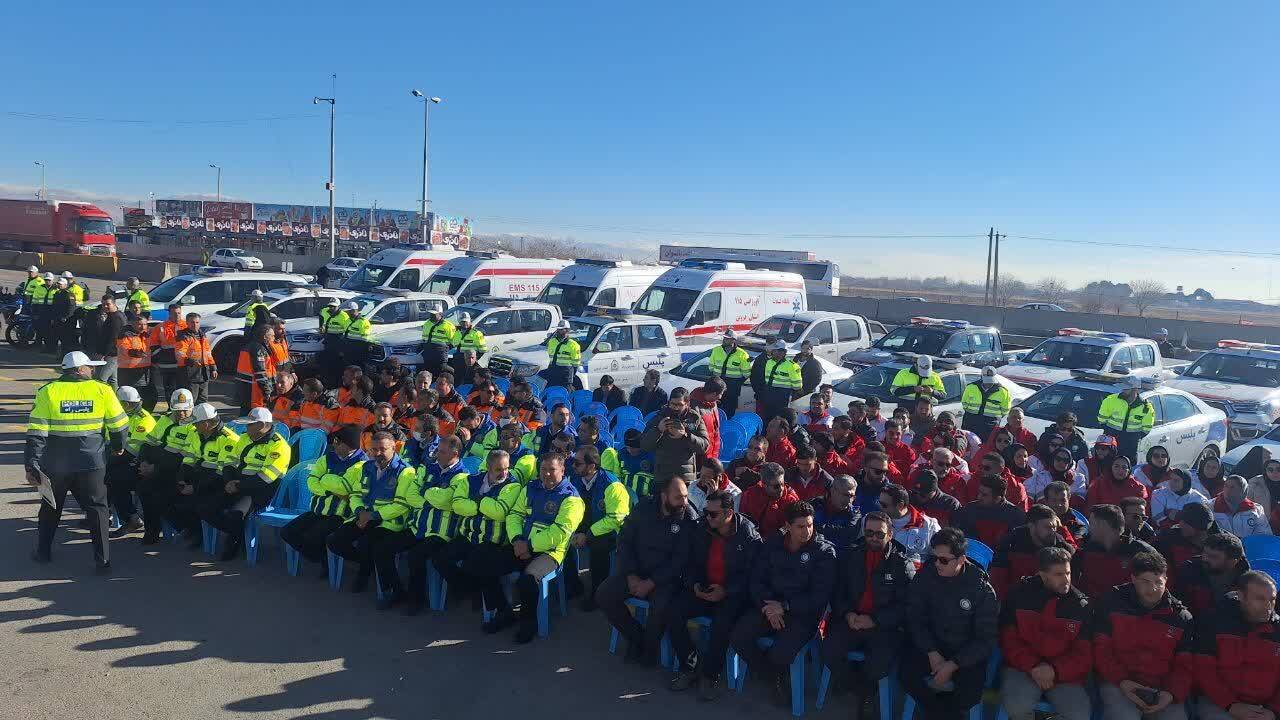 رزمایش طرح ترافیکی زمستان در قزوین آغاز شد 