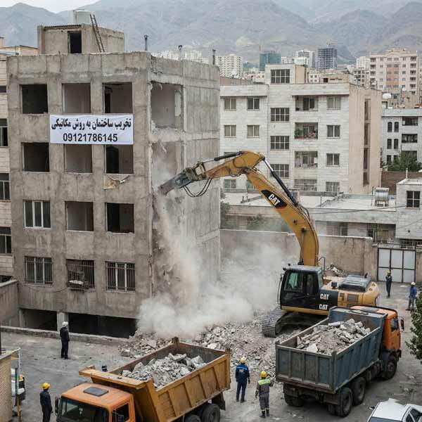 تخریب ساختمان چیست؟ انواع روش ها و مراحل تخریب ساختمان چیست؟ انواع روش ها و مراحل