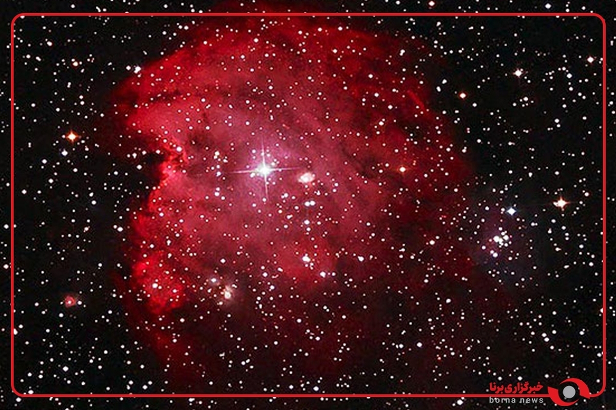 نمایی زیبا از آسمان شب در مریخ