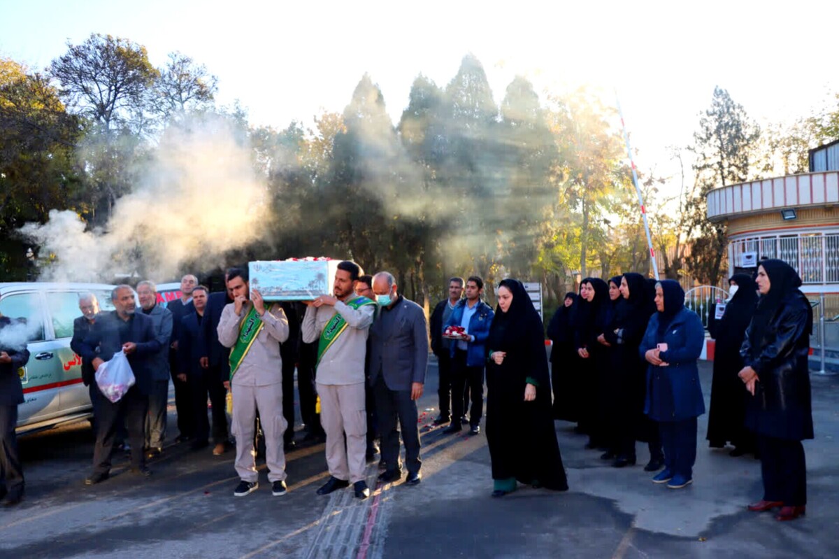 میزبانی آسمانی؛ کارکنان بهزیستی استان مرکزی میزبان شهدای گمنام شدند