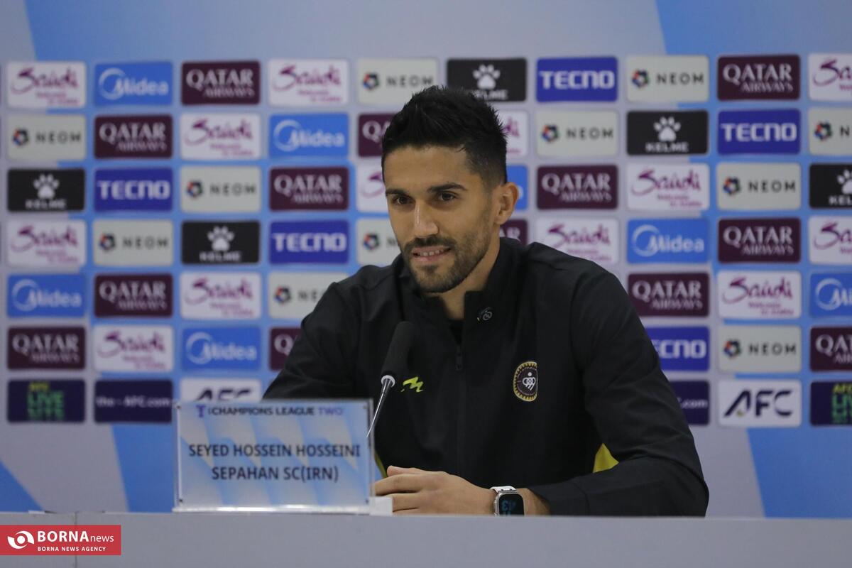 حسینی: برای جبران شکست رفت و کسب سه امتیاز در نقش‌جهان آماده‌ایم