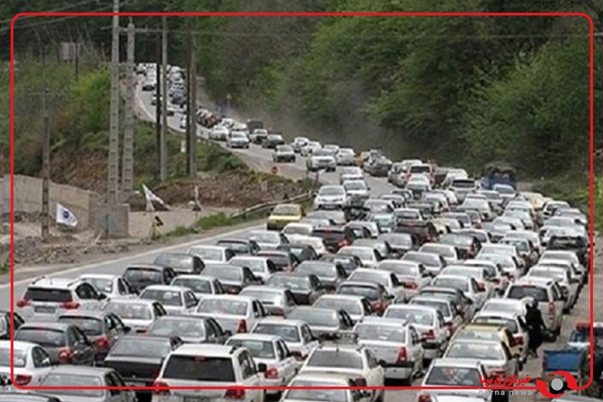 ترافیک ۱۵ کیلومتری در آزادراه کرج-قزوین
