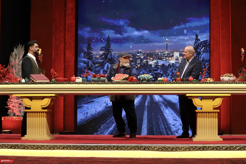 پشت صحنه ویژه برنامه یلدای جوانی با حضور سید مناف هاشمی