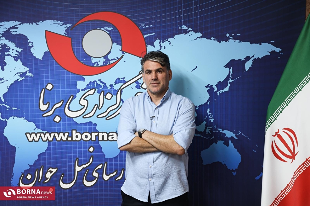 حضور جواد شیرزاد در خبرگزاری برنا