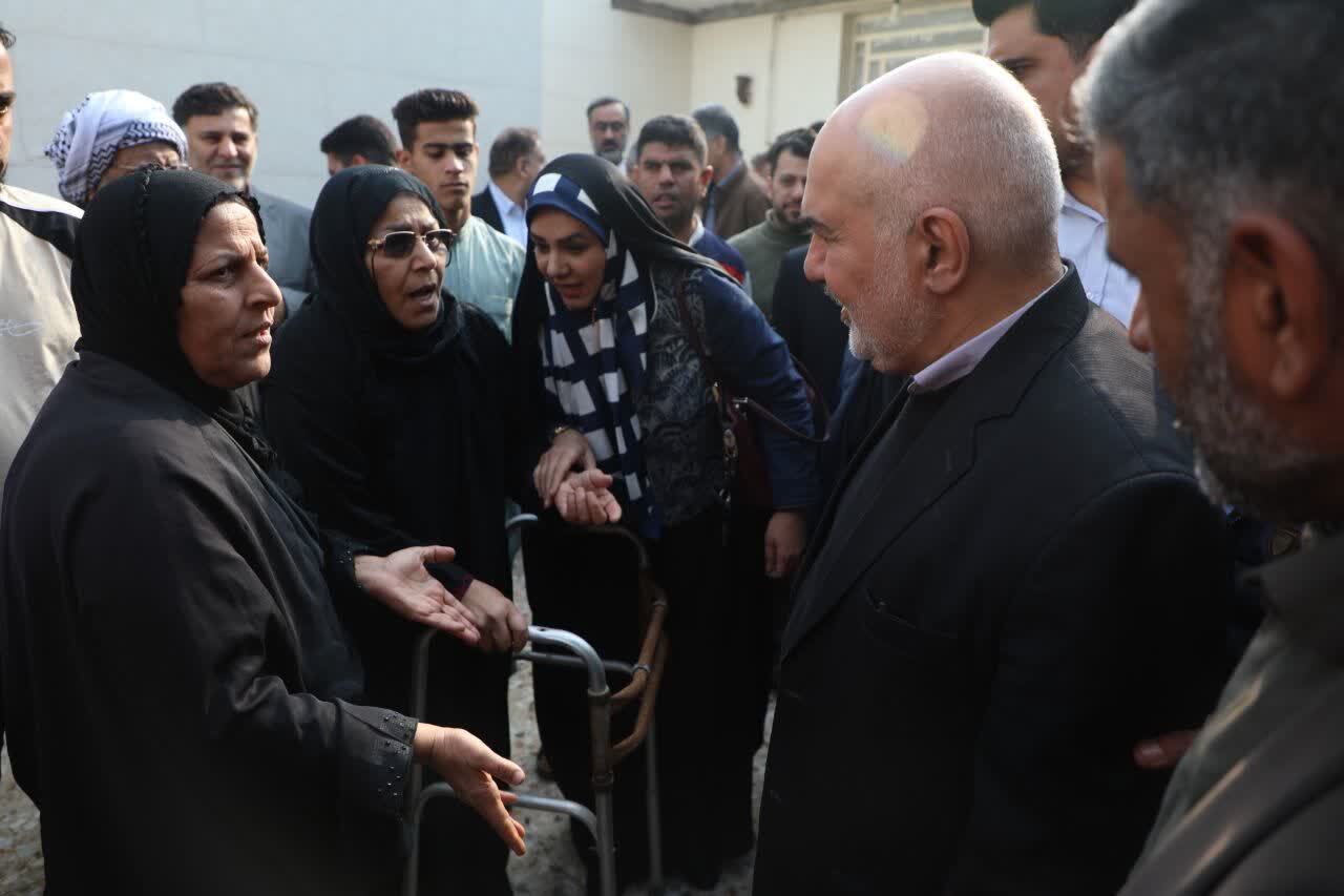 استاندار خوزستان دستور داد: اجرای ۴ اقدام فوری برای رفع مشکل های ملاشیه اهواز