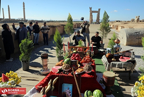 جشن یلدا در تخت جمشید