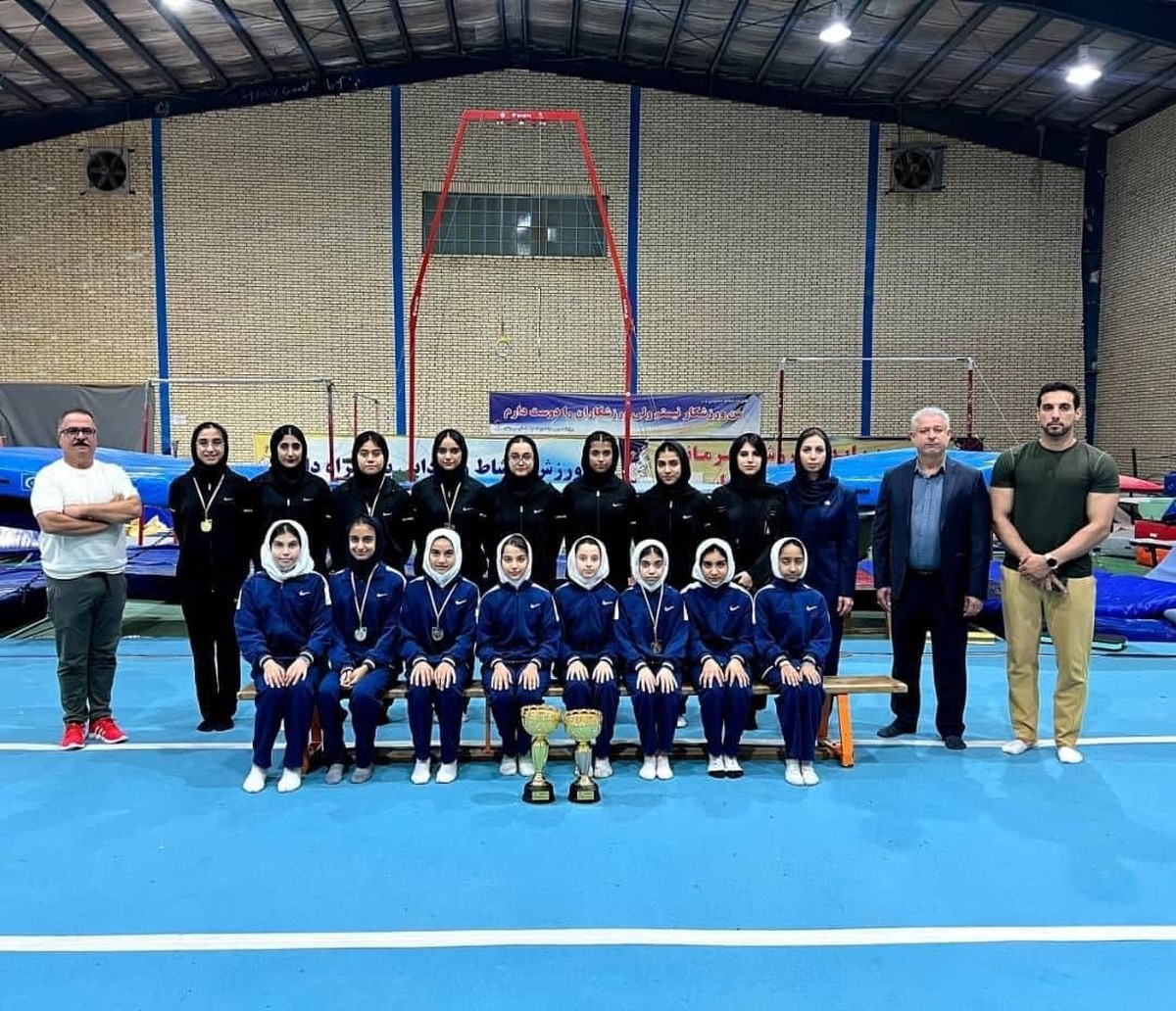 بانوان هرمزگانی در مسابقات ترامپولین کشور درخشیدند