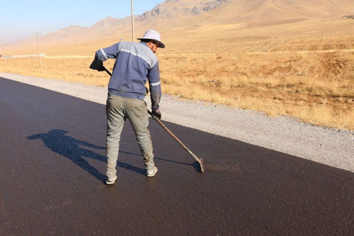 پایان عملیات روکش آسفالت حفاظتی محور سودجان