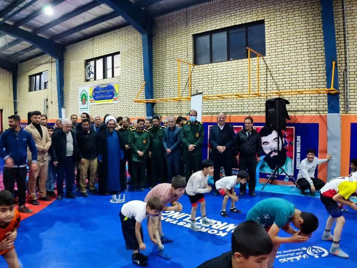 خانه کشتی سریش آباد افتتاح و بهره‌برداری شد