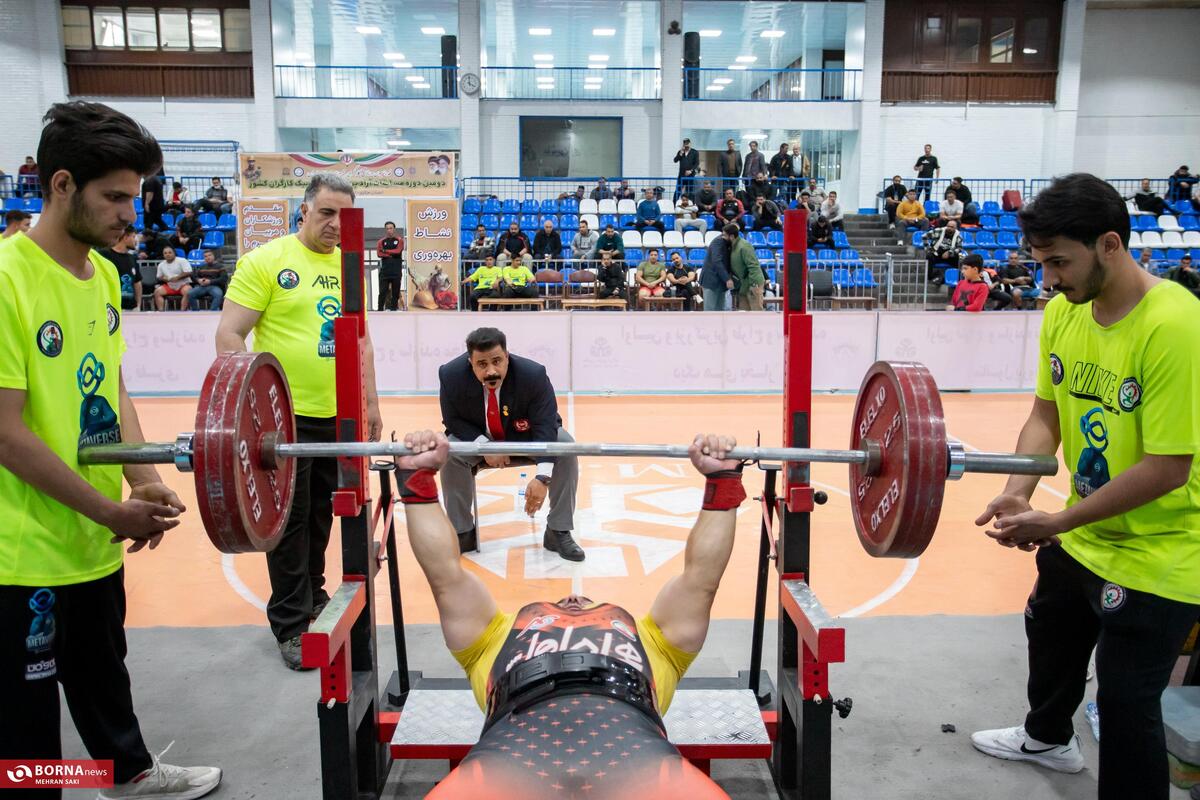 دومین دوره مسابقات آزاد پرس‌سینه کارگران کشور در اراک