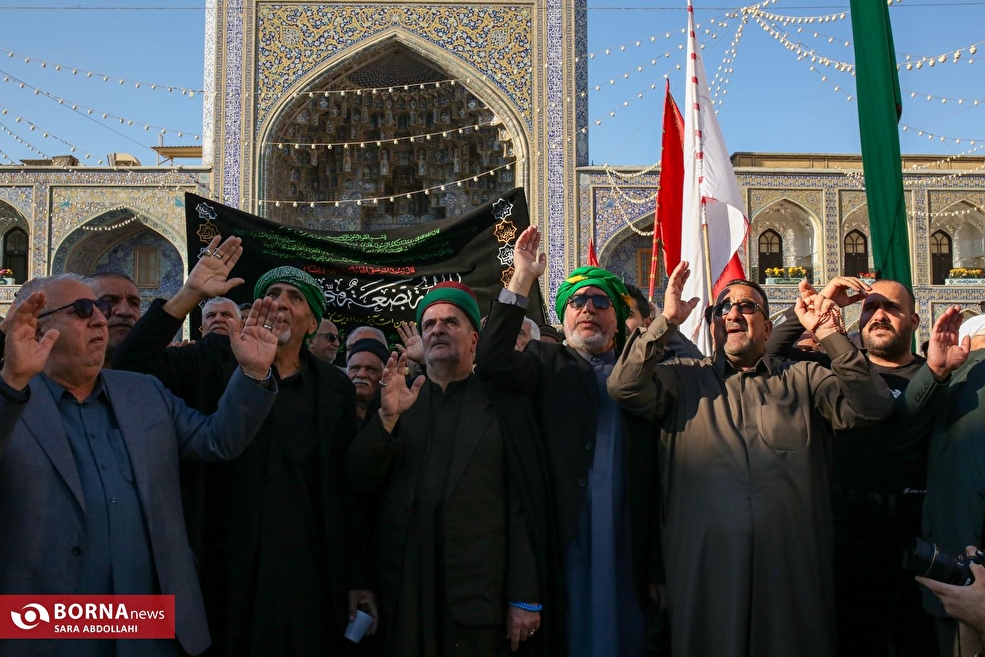 عزاداری شهادت حضرت زهرا (س) در حرم امام رضا (ع)