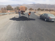 لکه‌گیری محور دوپلان – کارون۴ با آسفالت گرم