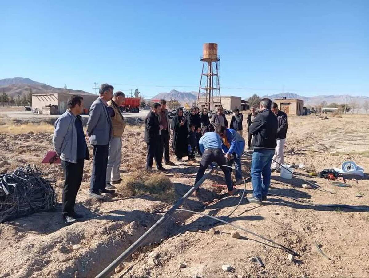 صرفه جویی مصرف آب با اجرای سامانه نوین «پیفلکس» در مزارع زعفران خراسان جنوبی