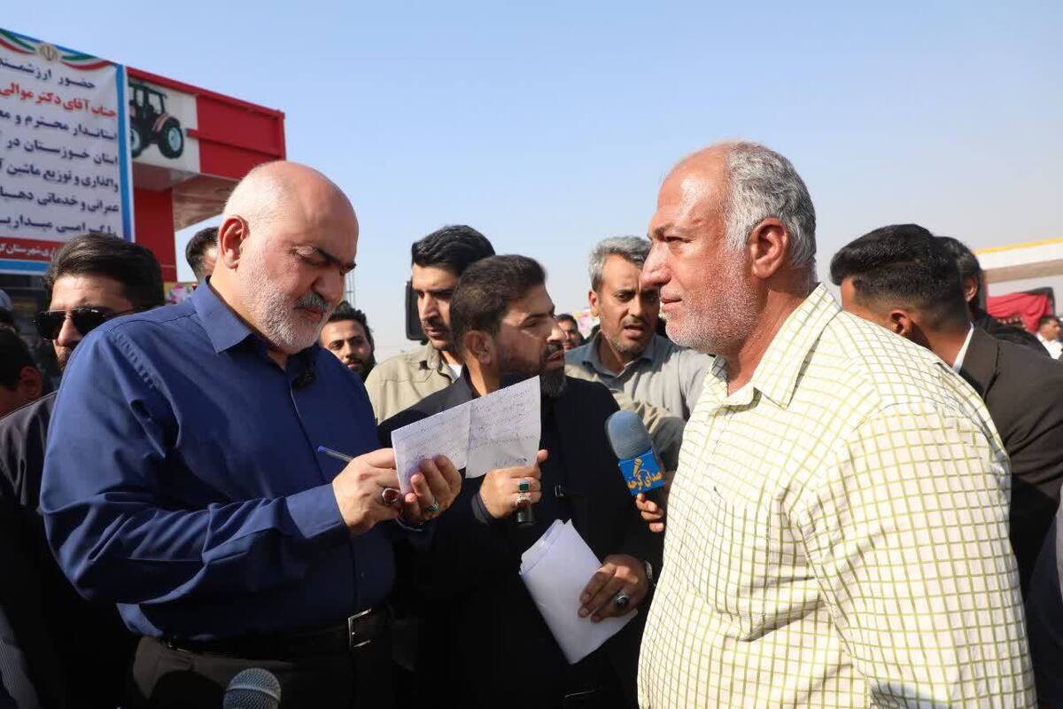 استاندار خوزستان پای صحبت مردم؛ موالی زاده دستور رسیدگی فوری به مشکل های روستای حبائیه را صادر کرد