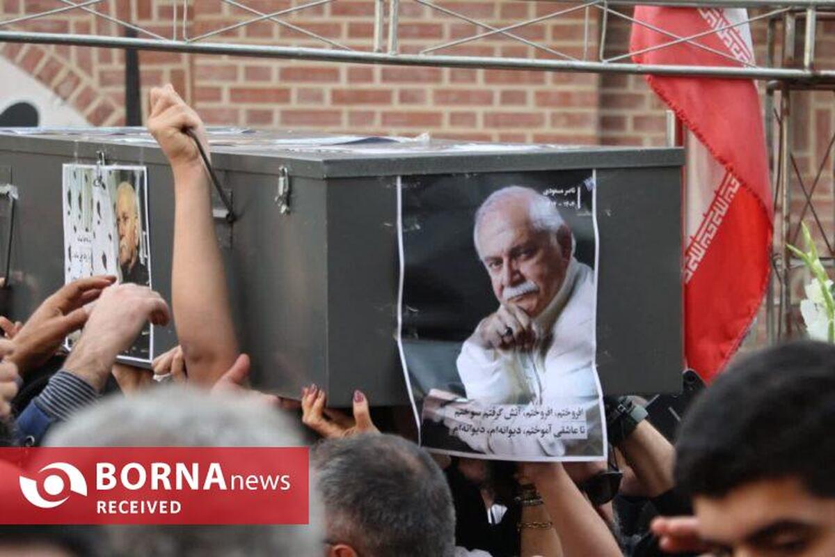 تشییع هنرمند نام‌آشنای گیلانی با حضور استاندار