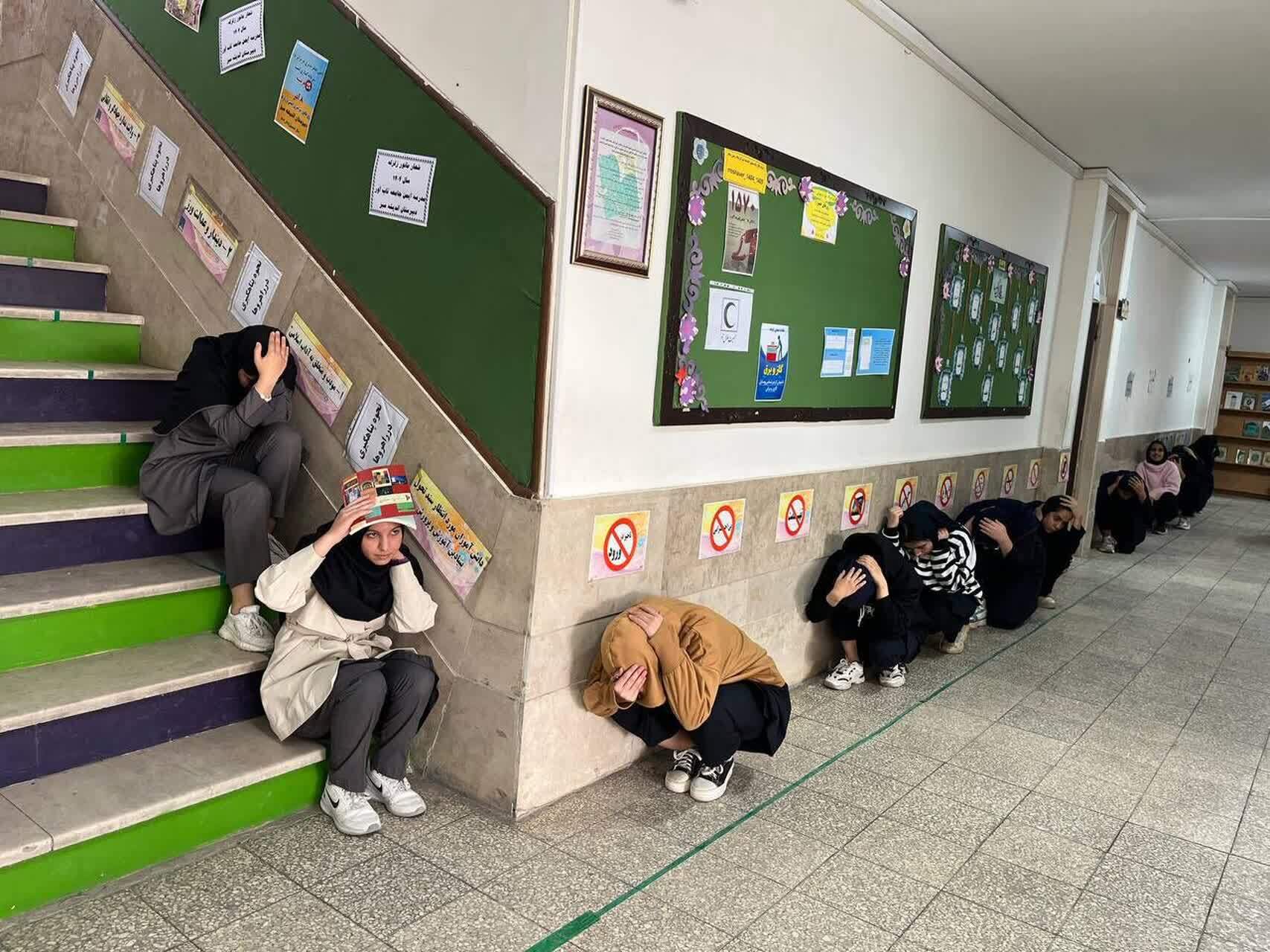 زنگ ایمنی مدارس در قزوین نواخته شد