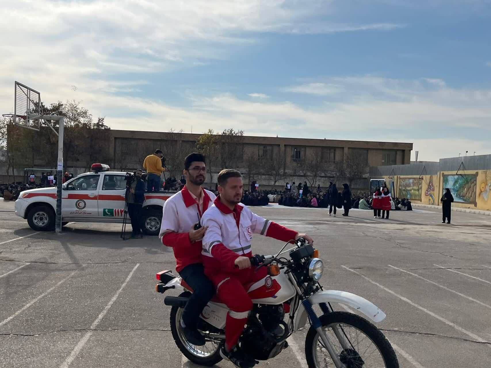 زنگ ایمنی مدارس در قزوین نواخته شد