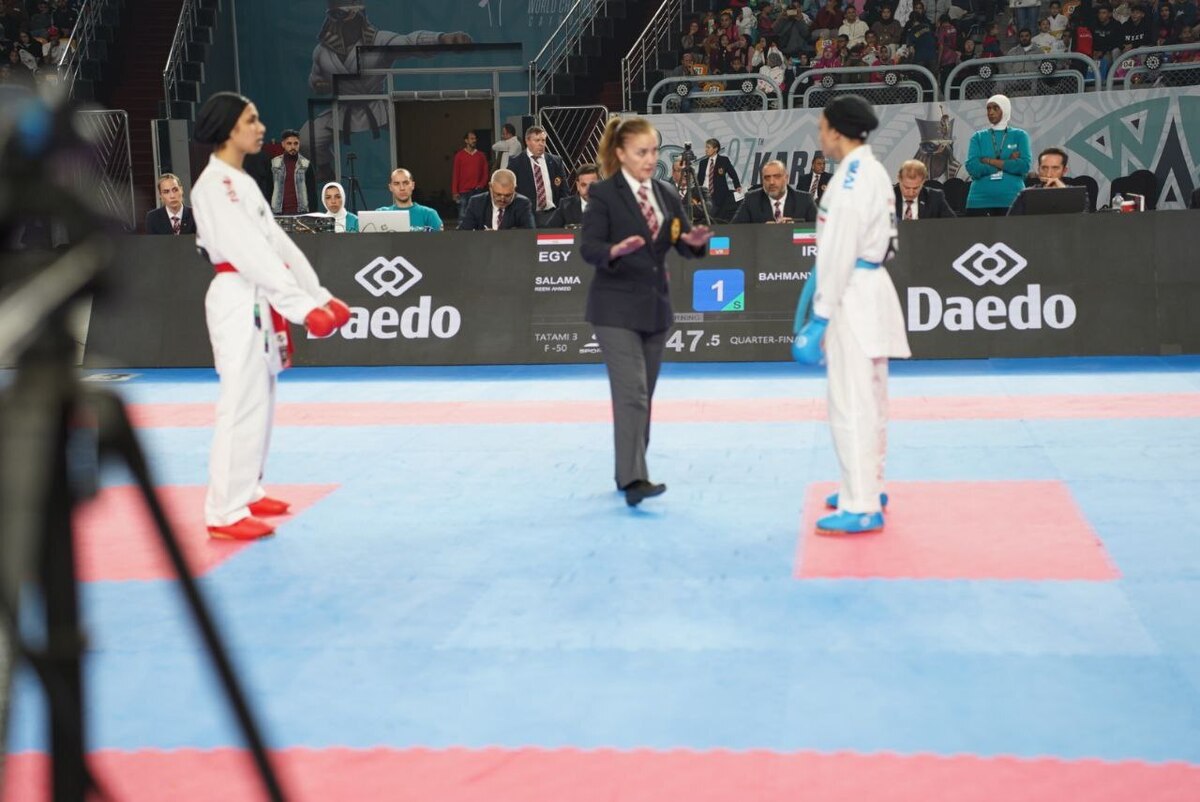 کاراته قهرمانی جهان؛ بهمنیار راهی نیمه‌نهایی شد/ مسکینی و سعادتی در یک چهارم شکست خوردند