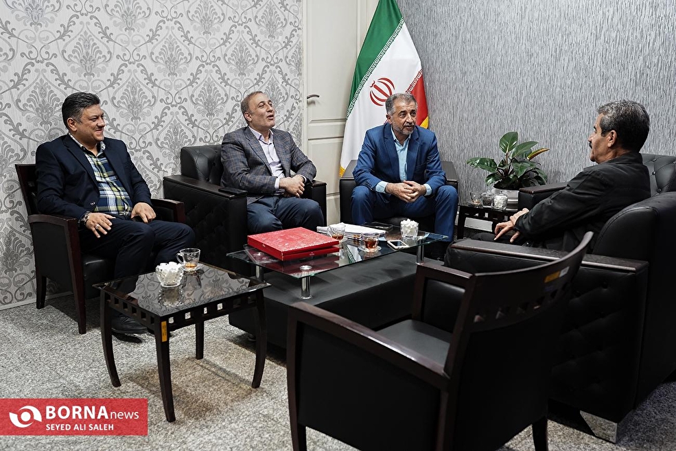 حضور شاهرخ رامین در خبرگزاری برنا