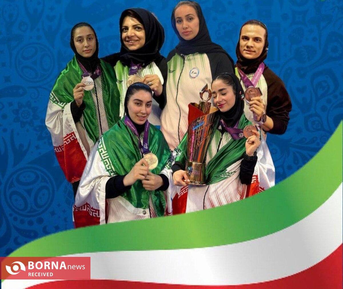 درخشش بازیکنان استان تهران در مسابقات کبدی قهرمانی بانوان جهان