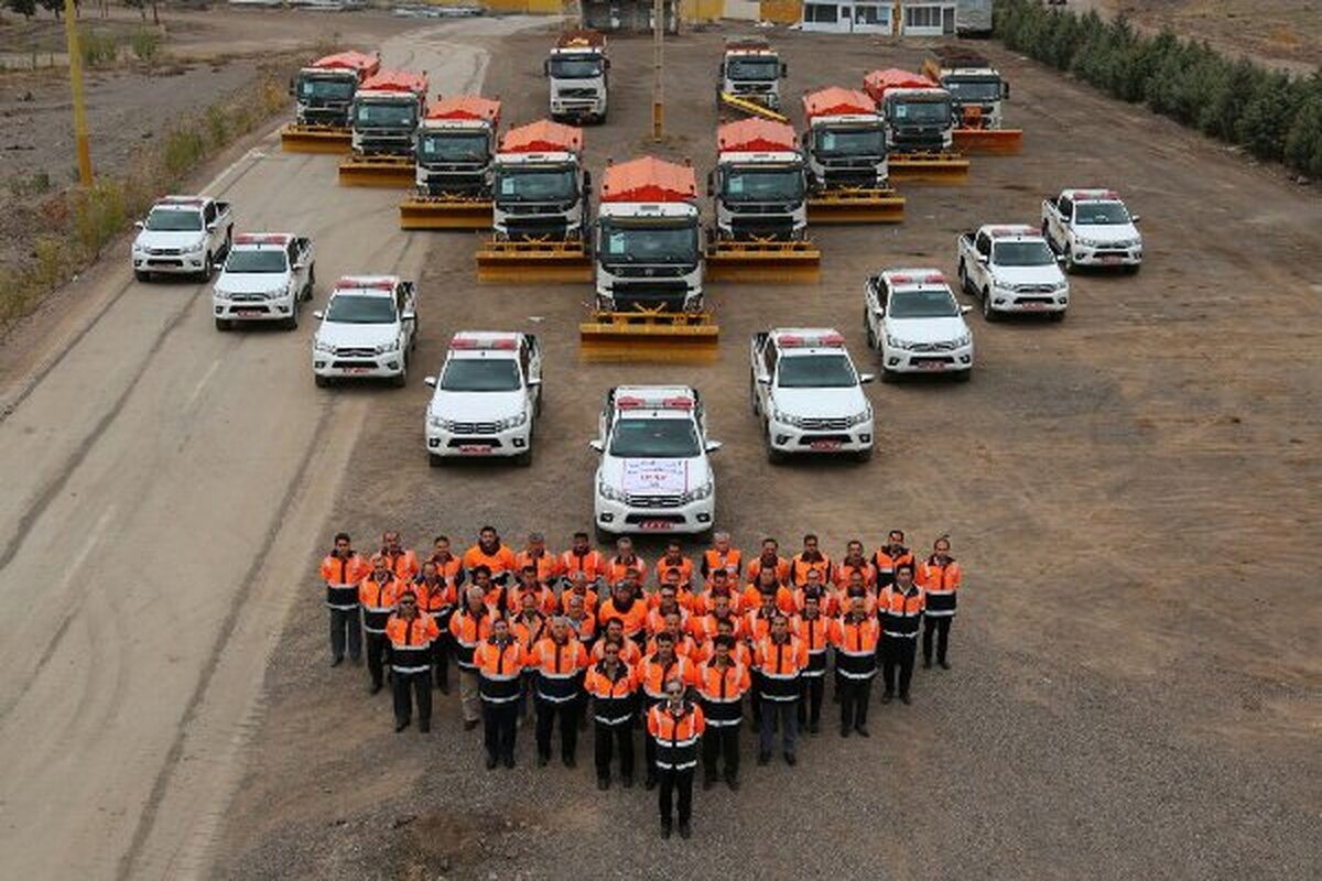 آمادگی کامل راهداری استان مرکزی برای فصل زمستان