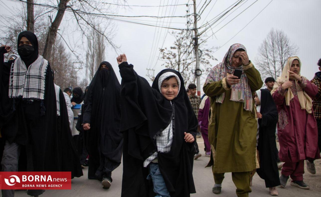 اجتماع کودکان کشمیری به مناسبت میلاد امام زمان (عج)