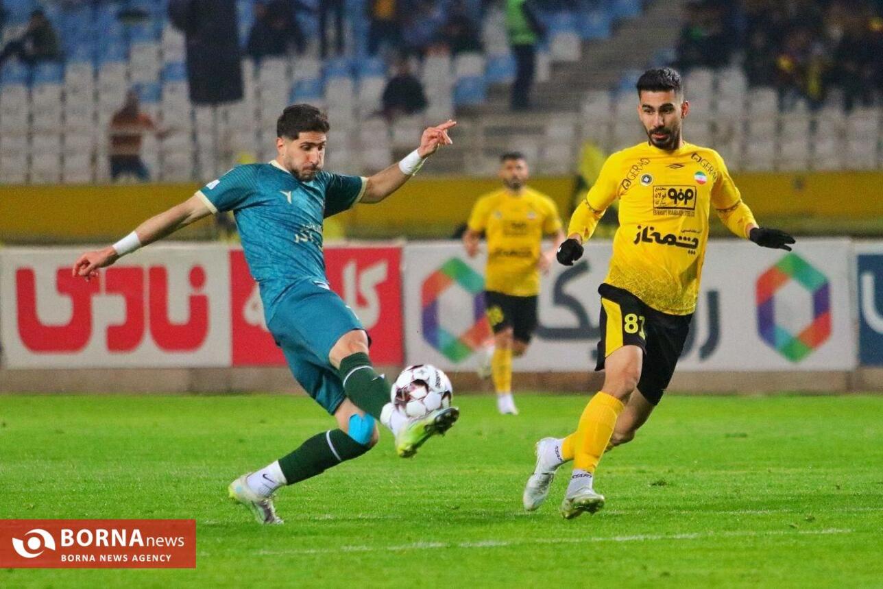 دیدار تیم های فوتبال سپاهان و شمس‌آذر قزوین در جام حذفی