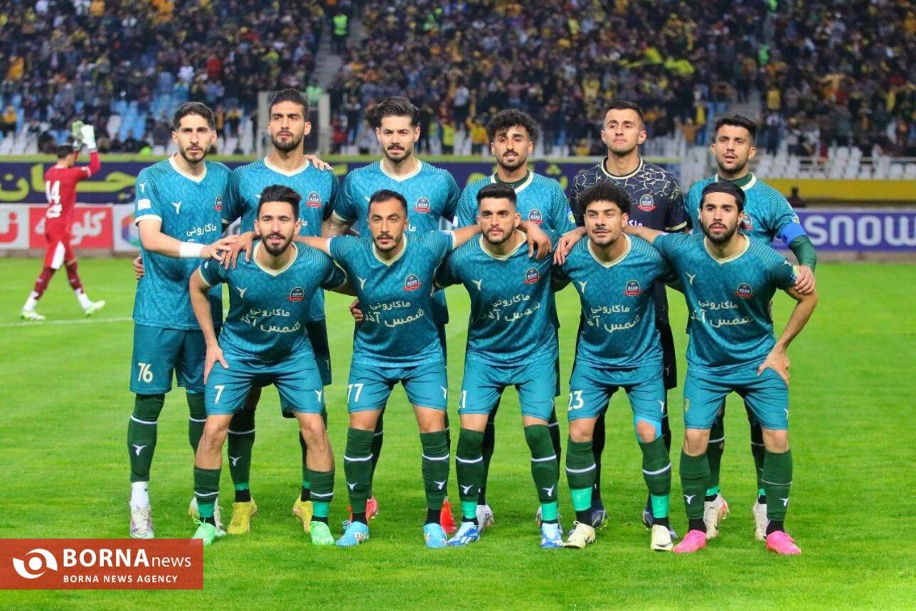 دیدار تیم های فوتبال سپاهان و شمس‌آذر قزوین در جام حذفی