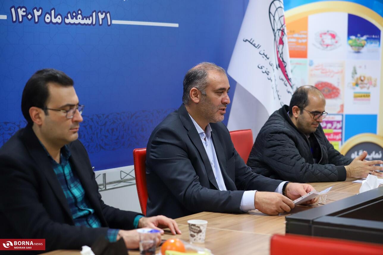 نشست خبری مدیر عامل نمایشگاه های بین المللی استان مرکزی
