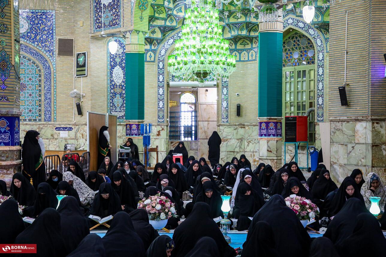 آیین ترتیل‌خوانی قرآن کریم در مسجد مقدس جمکران
