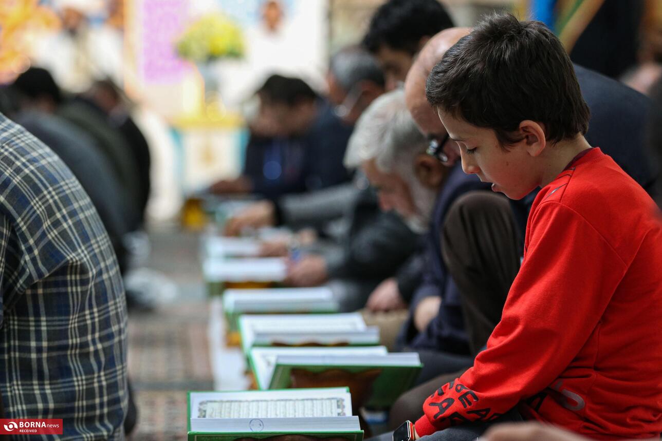آیین ترتیل‌خوانی قرآن کریم در مسجد مقدس جمکران