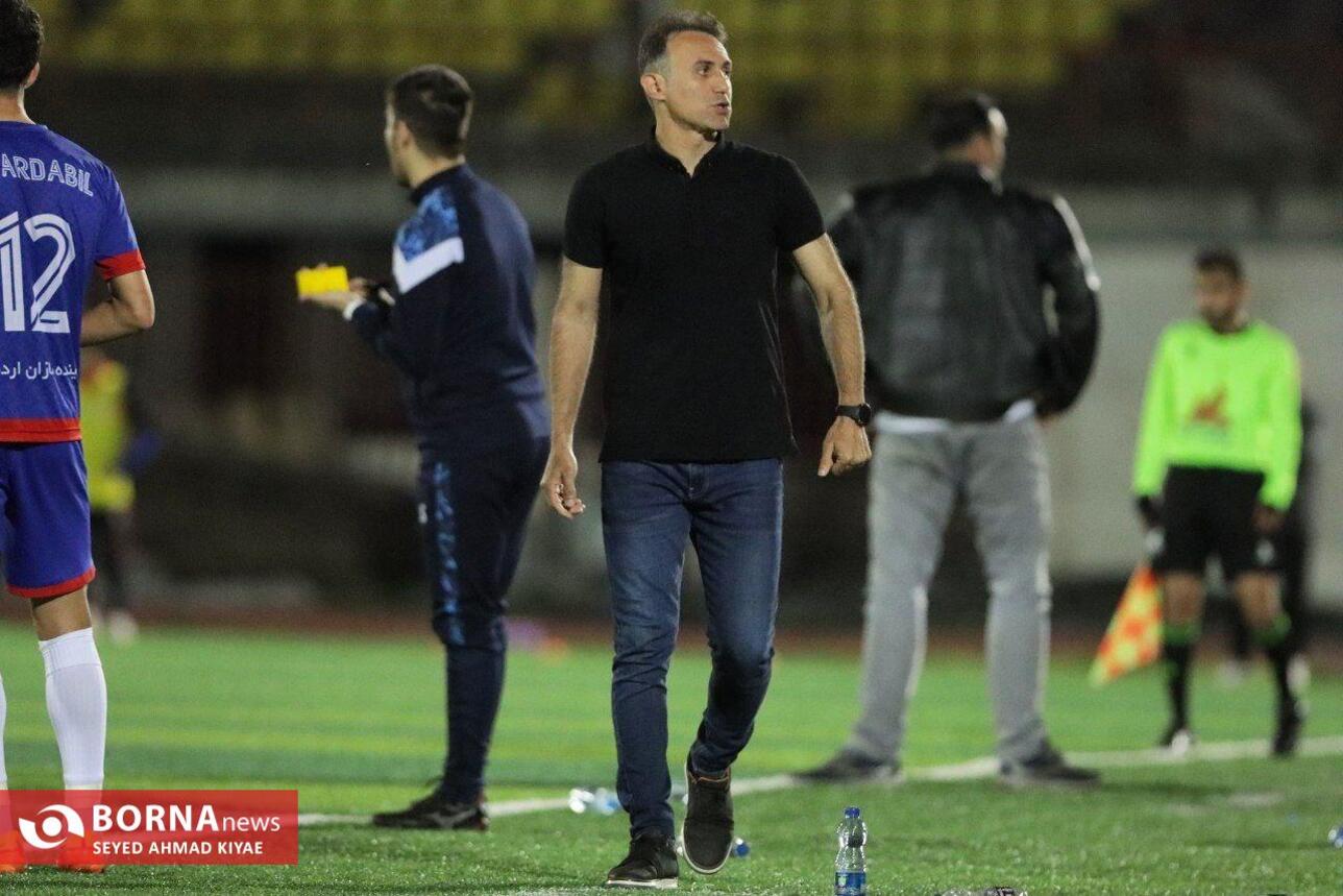 دیدار تیم های فوتبال سپیدرود رشت_ آینده سازان اردبیل